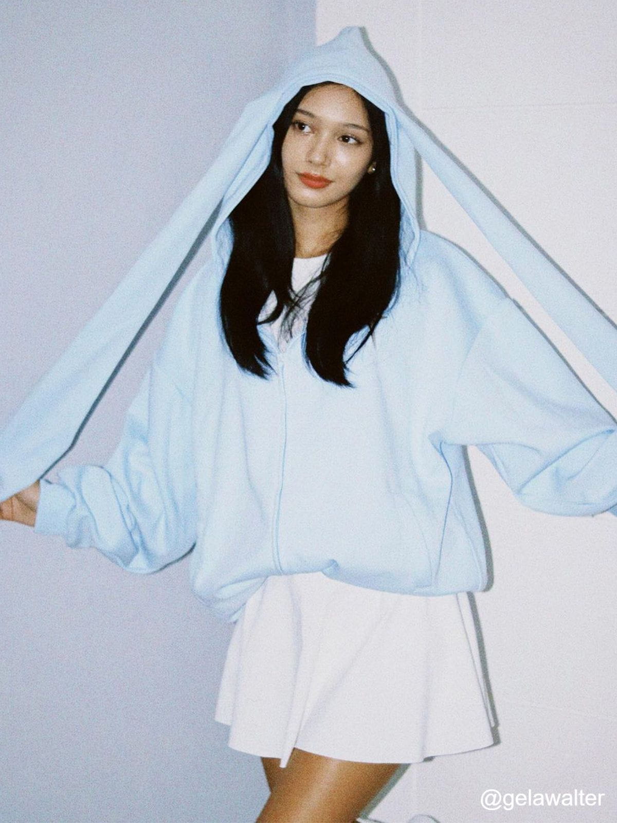 Rabbit Ears Solid Hoodie