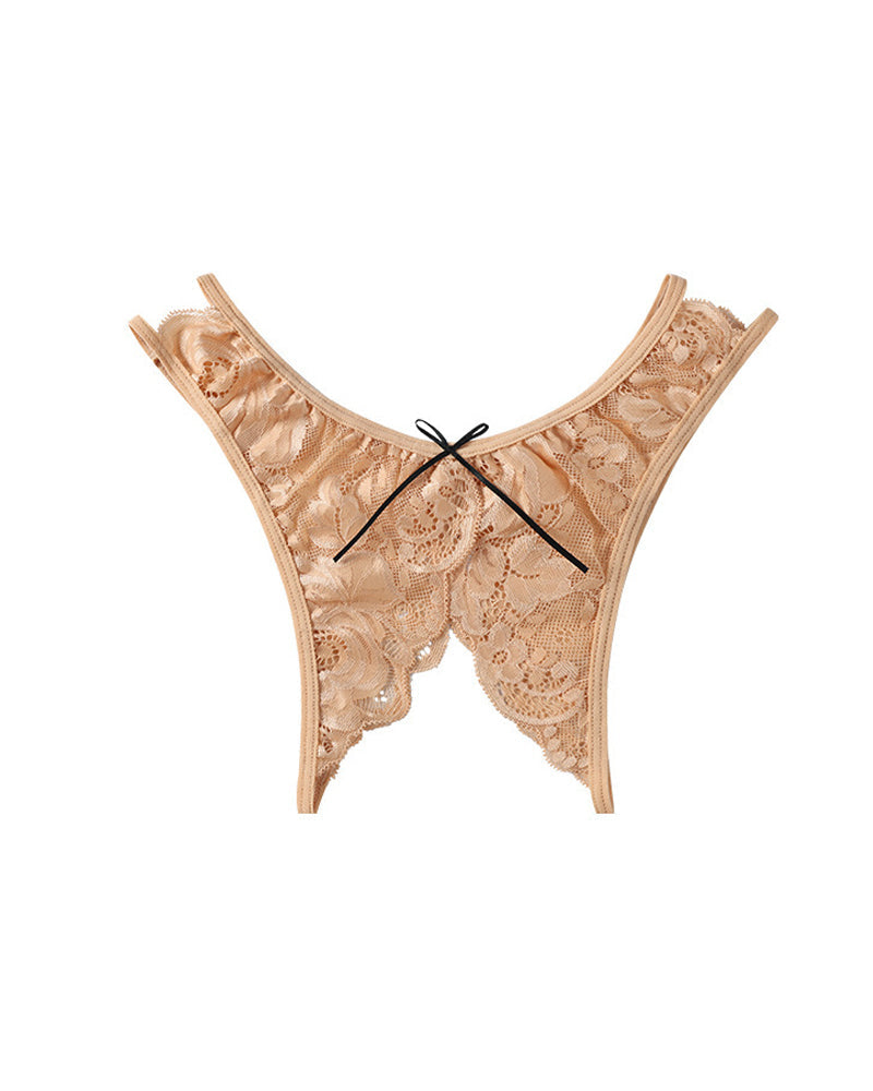 Women's Lace Open-crotch Panties