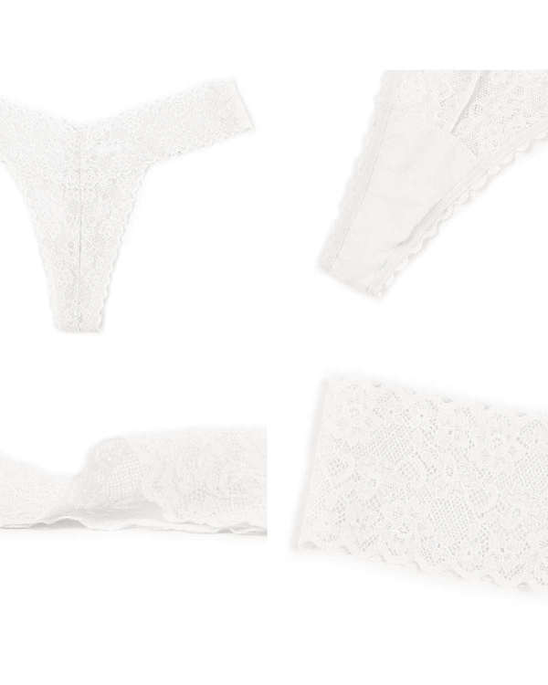 Soft Lace Cheeky Thong Underwear