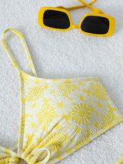 Sunflower Print Swimwear
