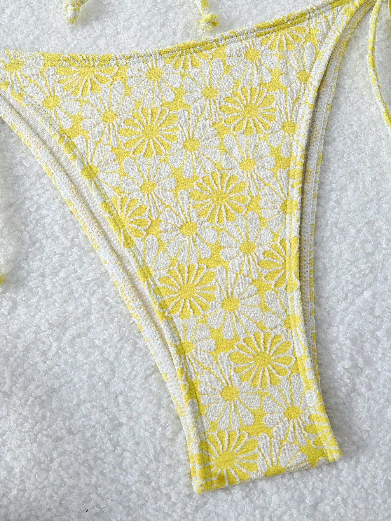 Sunflower Print Swimwear
