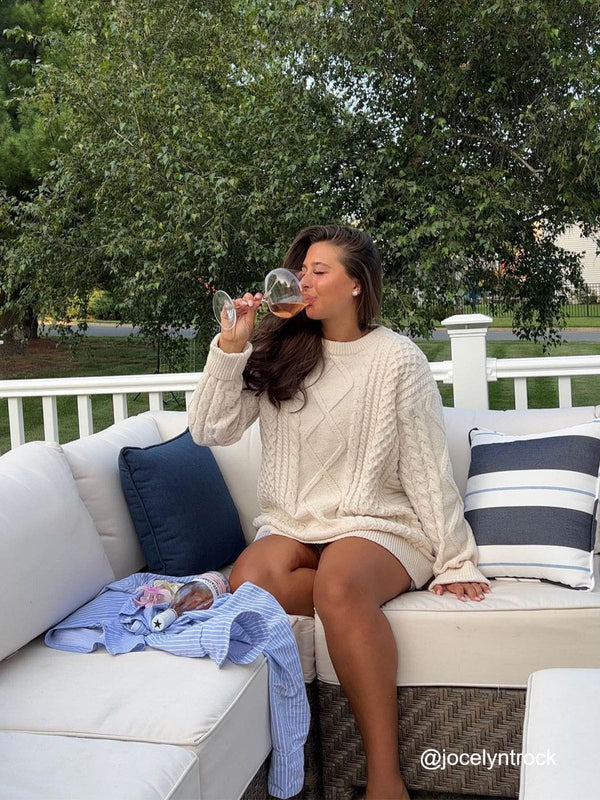 RETRO DIAMOND TWIST ROUND NECK SWEATER FOR MEN AND WOMEN