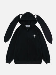 Rabbit Ears Solid Hoodie