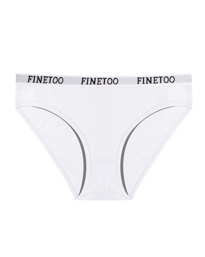 Mid-rise Ribbed Cotton Breathable Briefs