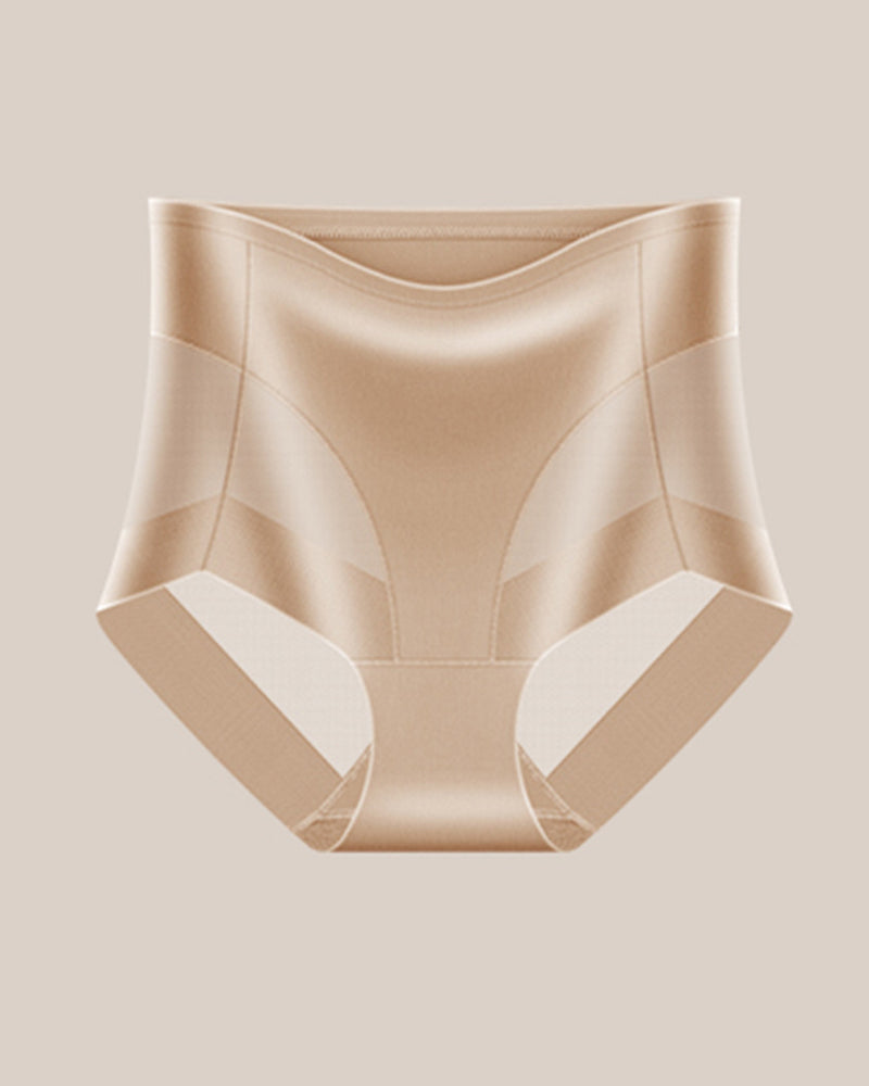 Stretchy Mesh Patchwork Tummy Control Butt Lifting Panties