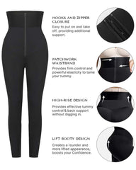 Women's High-Waisted Shaping Elastic Waist Belt Tight Yoga Pants