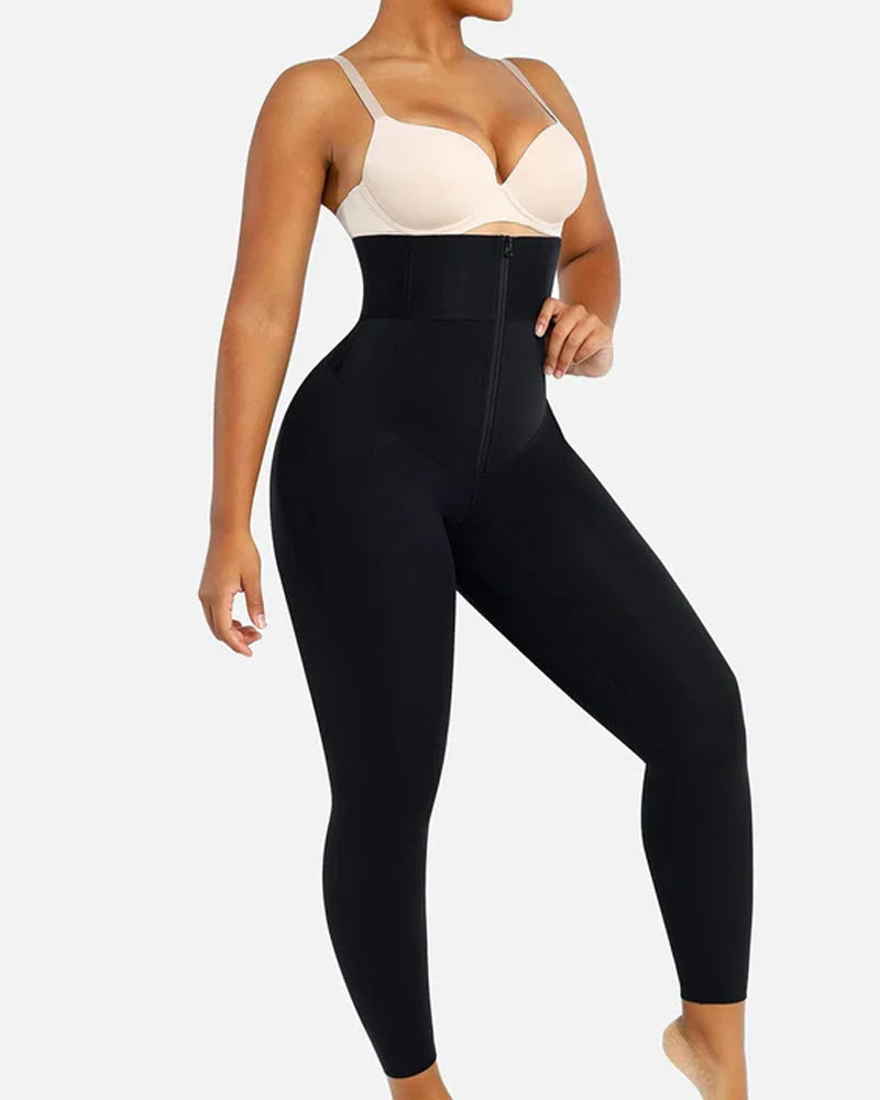 Women's High-Waisted Shaping Elastic Waist Belt Tight Yoga Pants