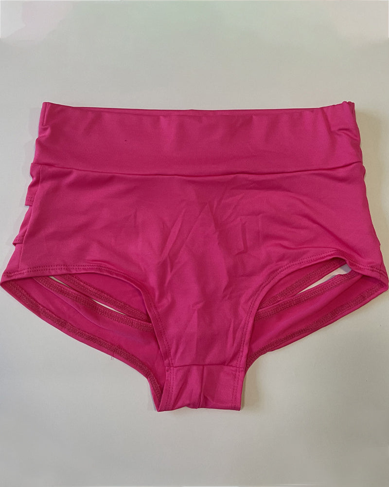 High-waisted Stretch Seamless Hollow Panties