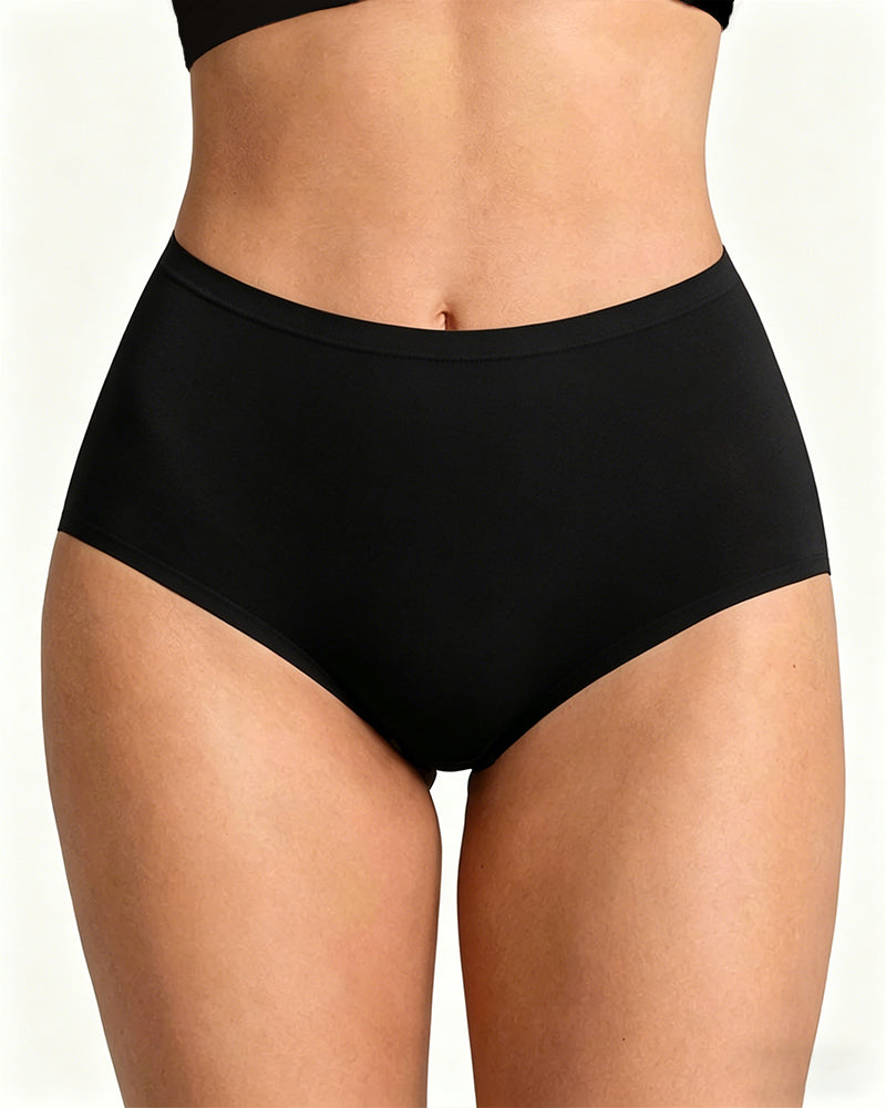 Women's Seamless High-Waisted Elastic Comfort Panties