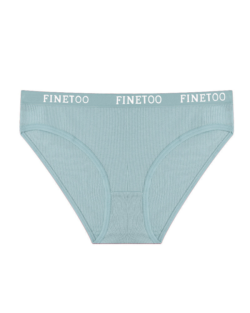 Mid-rise Ribbed Cotton Breathable Briefs