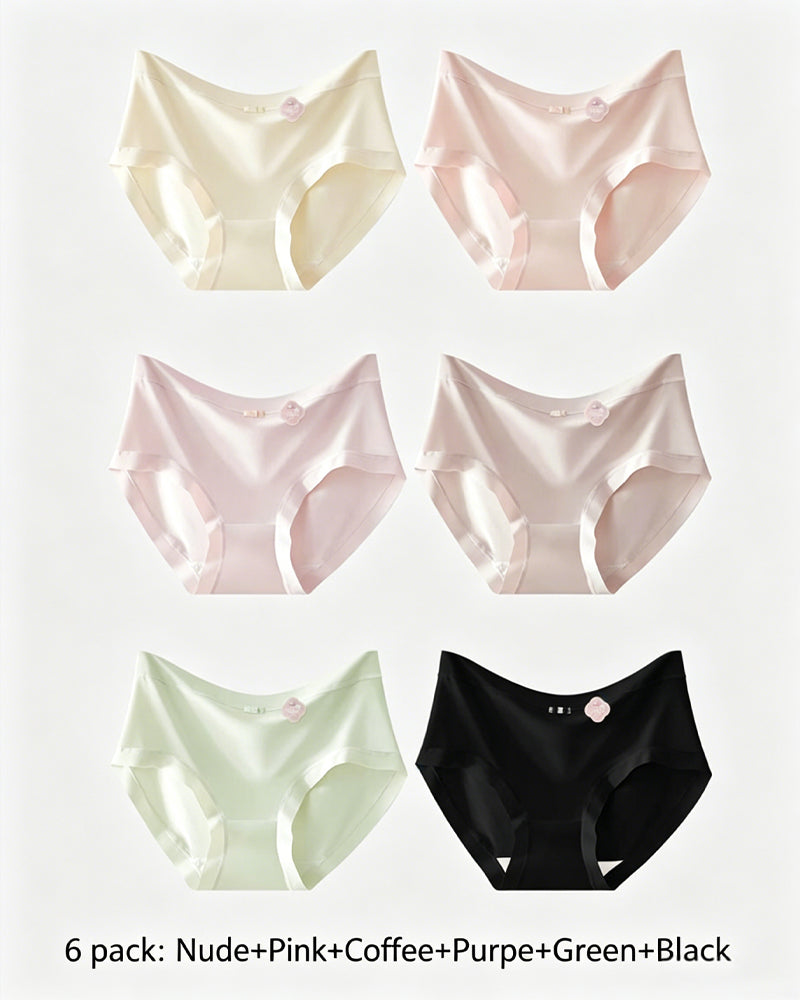 Multi-pack Seamless Breathable Ice Silk Panties