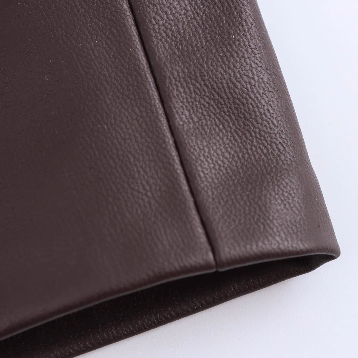 Faux Leather Knotted Dress