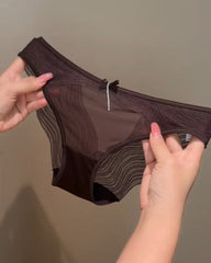 Lace Mesh Sheer Cutout Panties