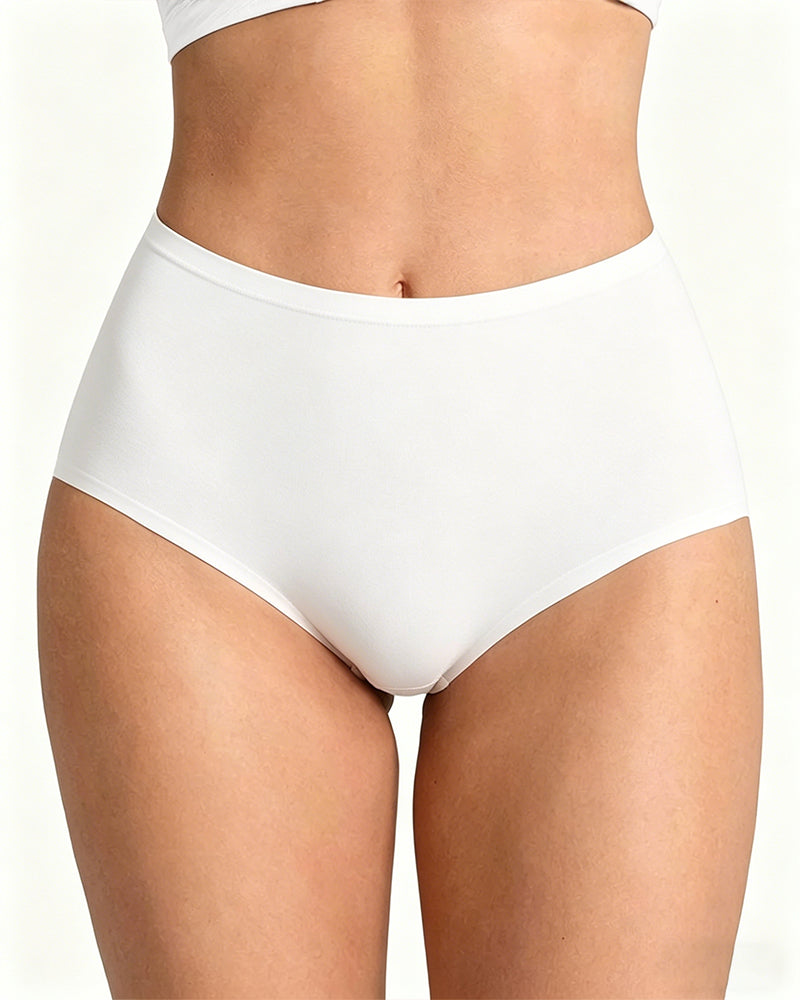 Women's Seamless High-Waisted Elastic Comfort Panties