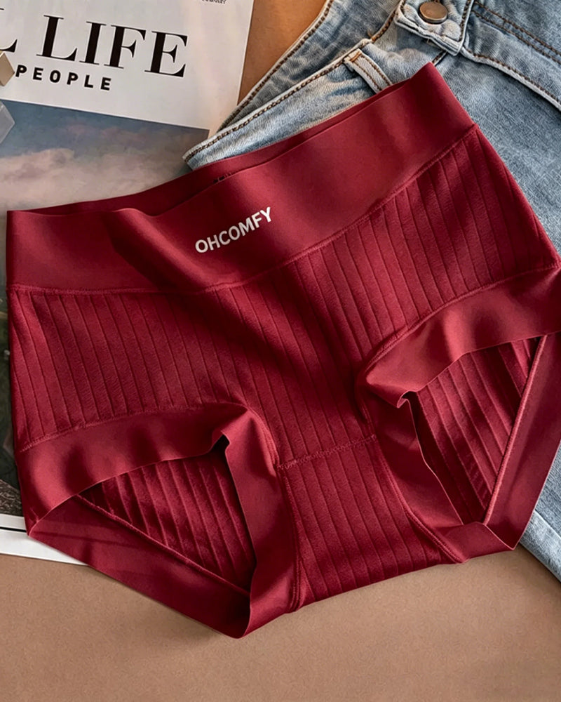 Cotton Antibacterial Seamless Breathable Briefs