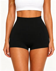 Women's Seamless Tummy Control Elastic Boxer Briefs
