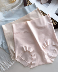 5-Pack Pure Cotton High Waist Seamless Antibacterial Breathable Crotch Briefs