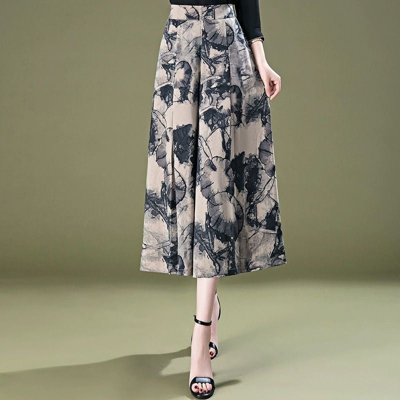 Elegant Chiffon Wide Leg Culottes
