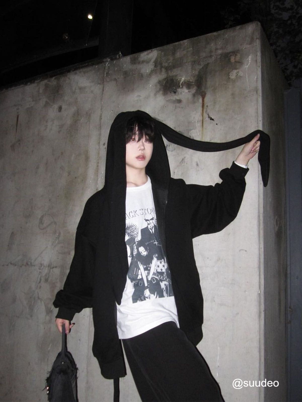 Rabbit Ears Solid Hoodie