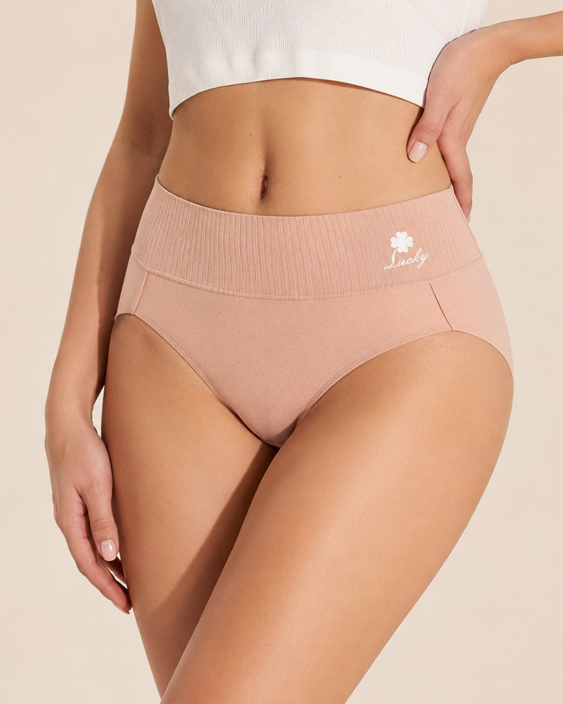 Women's High-waisted Elasticity Breathable Briefs