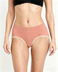Five Pack High-elastic Seamless Bow-knot Breathable Panties