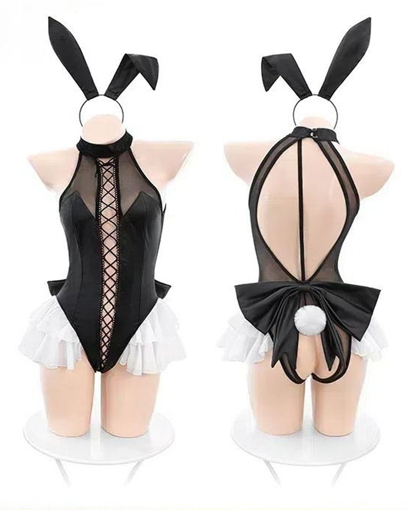 Bunny Girl Cosplay Uniform Backless Lingerie