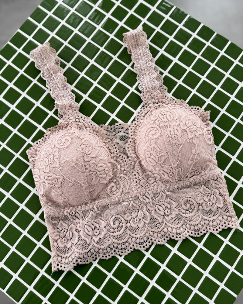 Comfortable Stretchy Lace Seamless Bra Vest