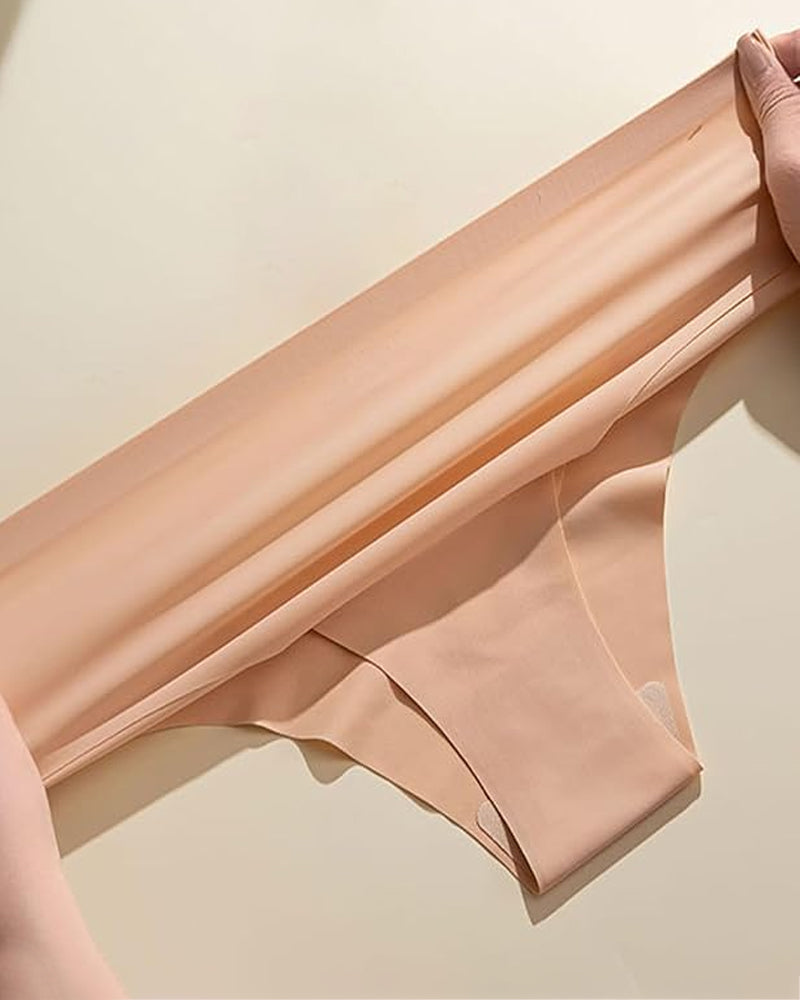 Sheer Mesh Heart-shaped Cutout Stretchy Seamless Panties