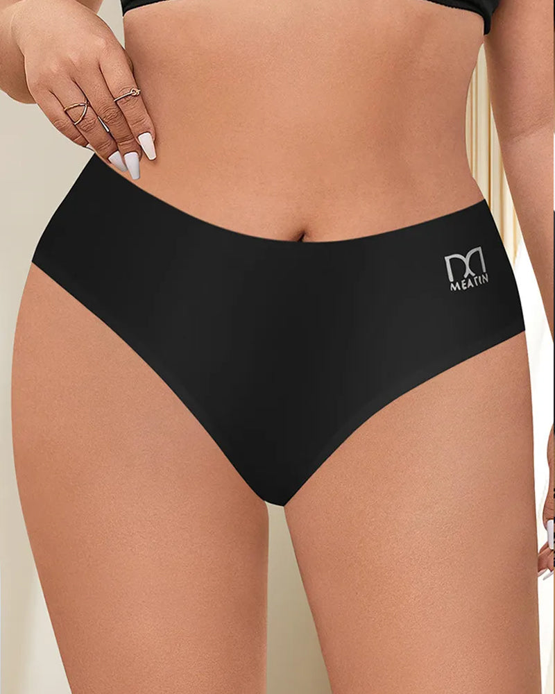 Patchwork Lace Seamless Elastic Panties
